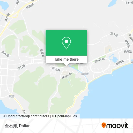 金石滩 map