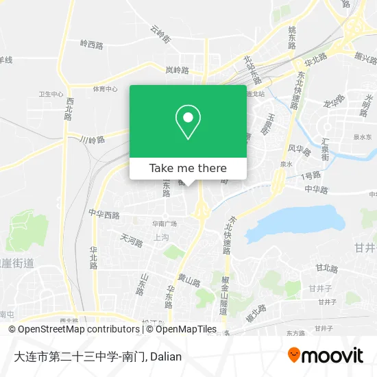 大连市第二十三中学-南门 map