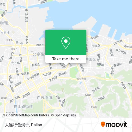 大连特色焖子 map