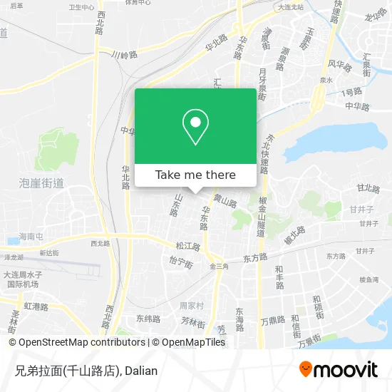 兄弟拉面(千山路店) map