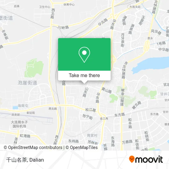 千山名茶 map
