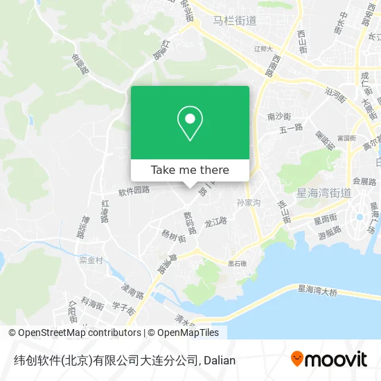 纬创软件(北京)有限公司大连分公司 map