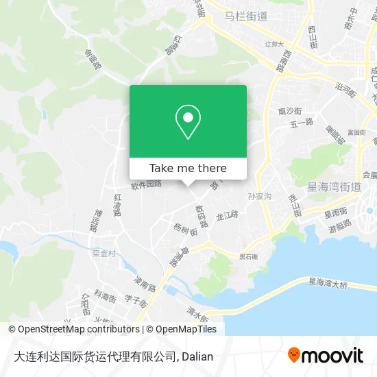 大连利达国际货运代理有限公司 map