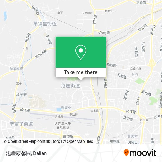 泡崖康馨园 map