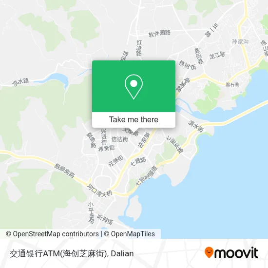 交通银行ATM(海创芝麻街) map