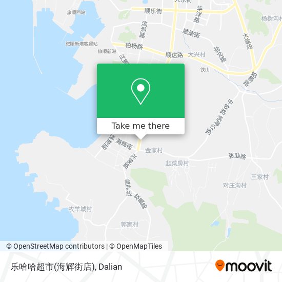 乐哈哈超市(海辉街店) map