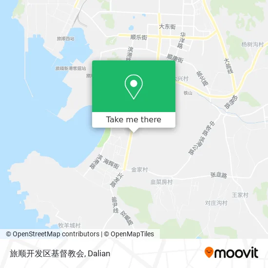 旅顺开发区基督教会 map