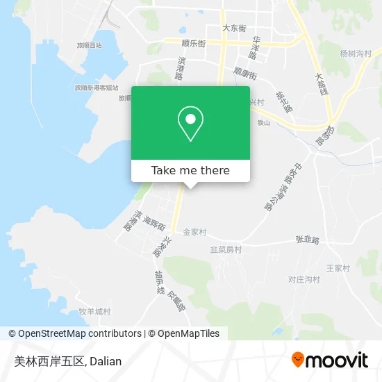 美林西岸五区 map