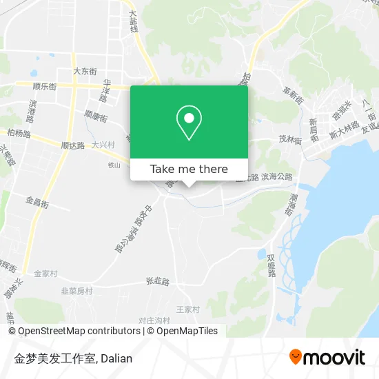 金梦美发工作室 map