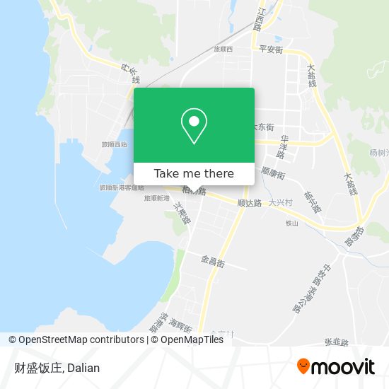 财盛饭庄 map