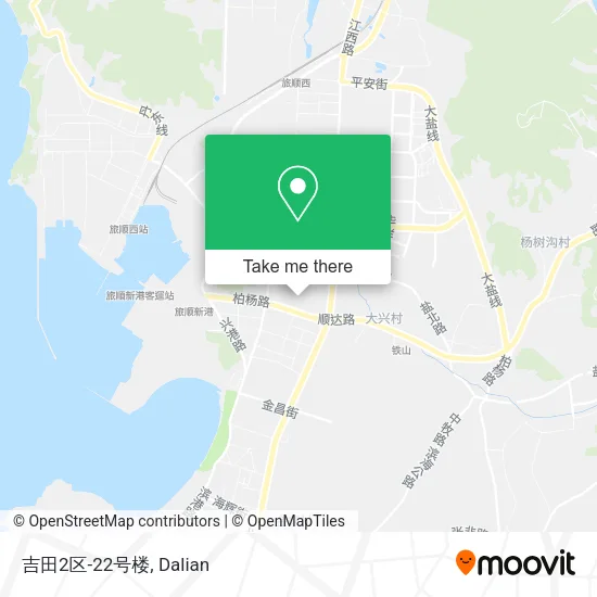 吉田2区-22号楼 map