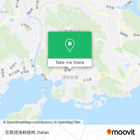 宏聚德海鲜烧烤 map