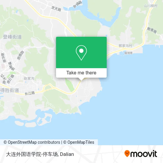 大连外国语学院-停车场 map