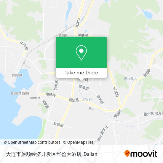 大连市旅顺经济开发区华盈大酒店 map