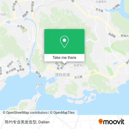 简约专业美发造型 map