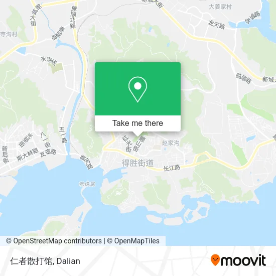 仁者散打馆 map