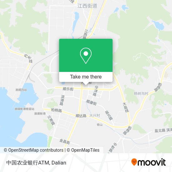 中国农业银行ATM map