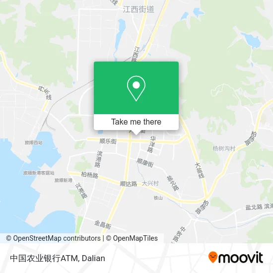 中国农业银行ATM map