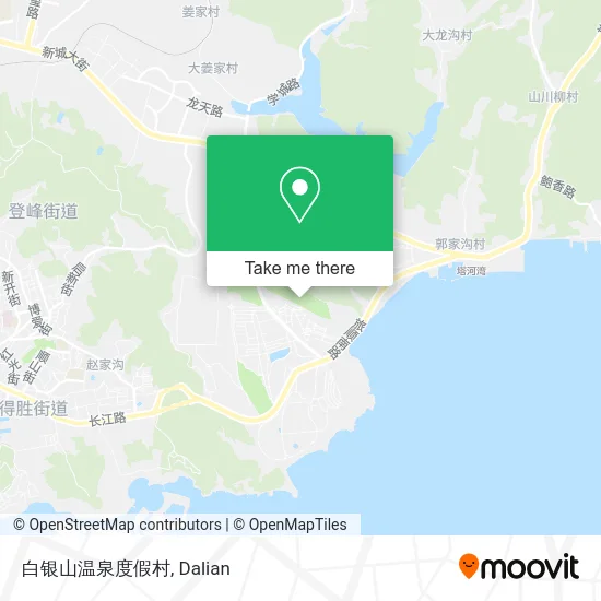 白银山温泉度假村 map