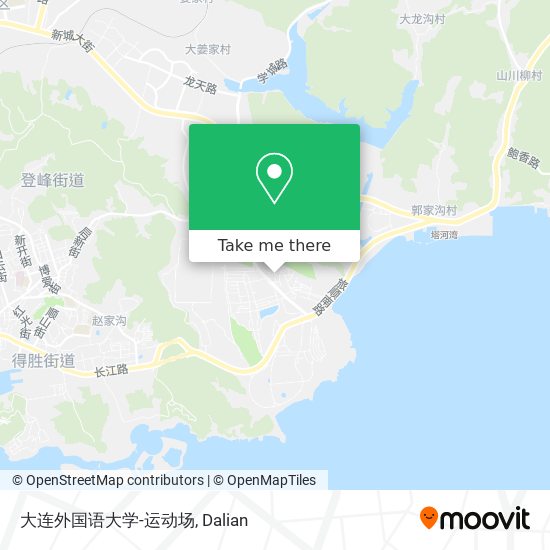 大连外国语大学-运动场 map