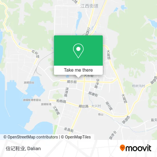 信记鞋业 map