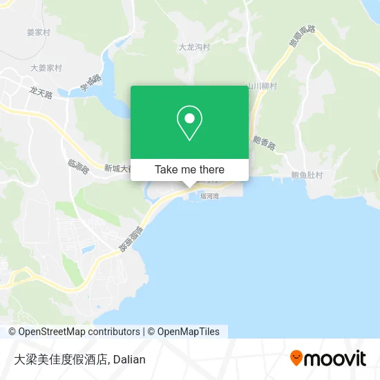 大梁美佳度假酒店 map