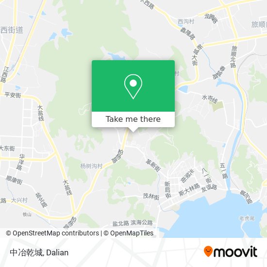 中冶乾城 map