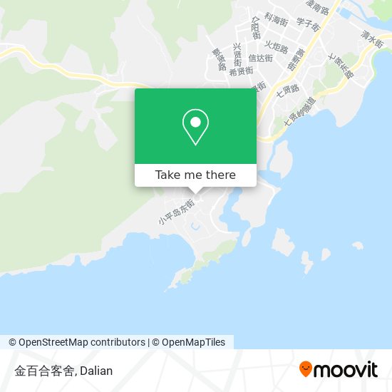 金百合客舍 map