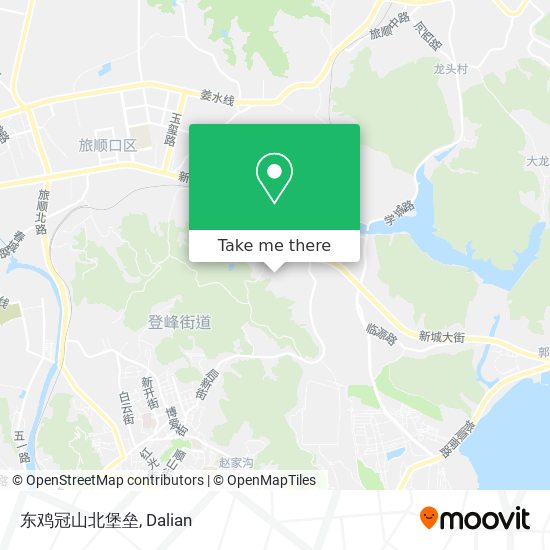 东鸡冠山北堡垒 map