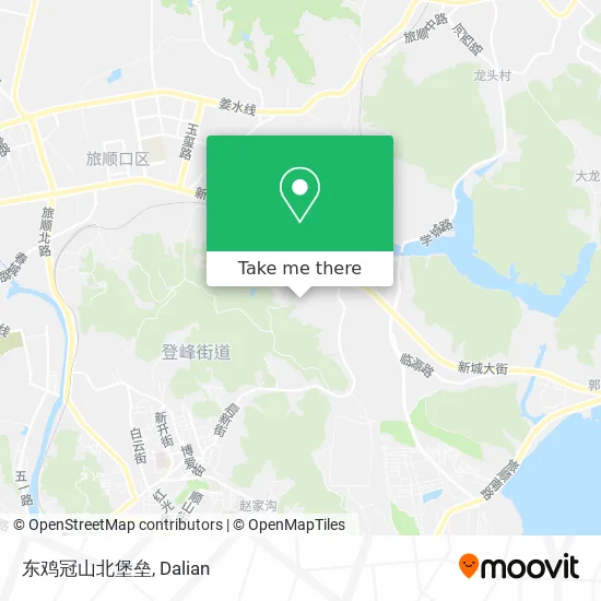 东鸡冠山北堡垒 map
