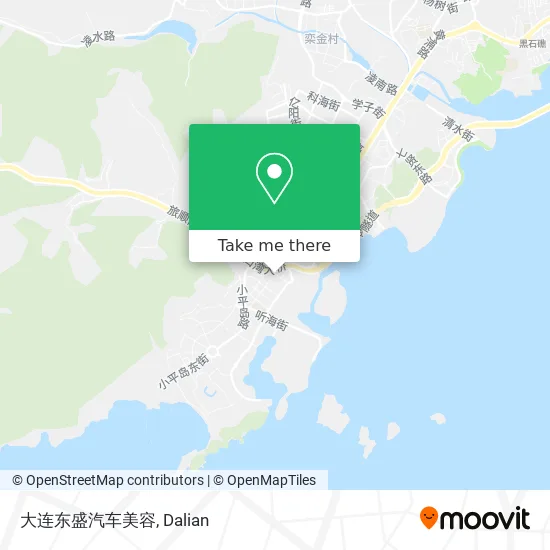 大连东盛汽车美容 map