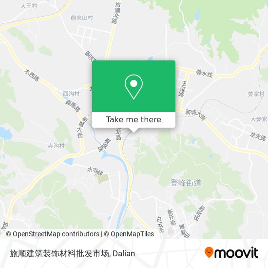 旅顺建筑装饰材料批发市场 map
