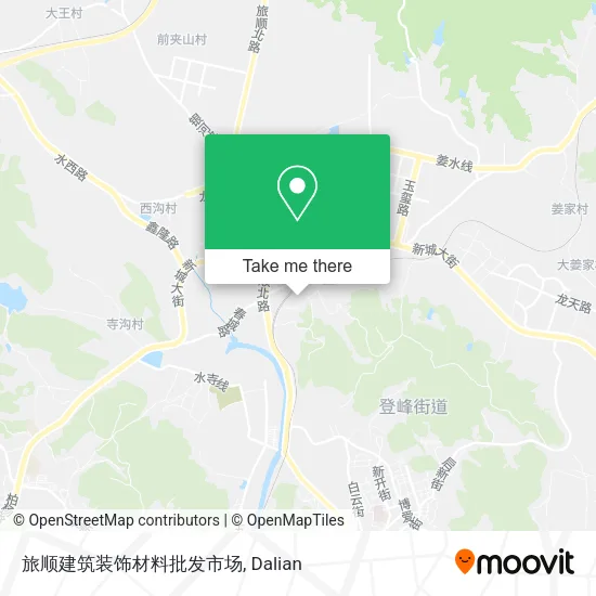 旅顺建筑装饰材料批发市场 map