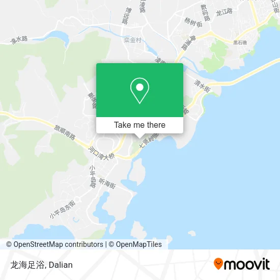 龙海足浴 map