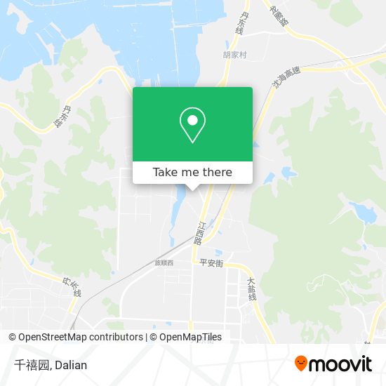 千禧园 map