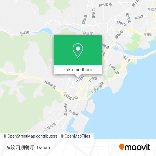 东软四期餐厅 map