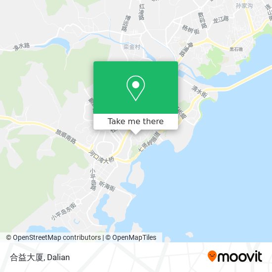 合益大厦 map