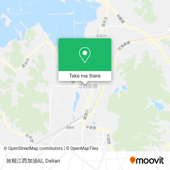 旅顺江西加油站 map