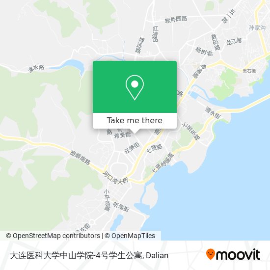 大连医科大学中山学院-4号学生公寓 map