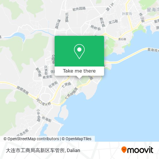 大连市工商局高新区车管所 map