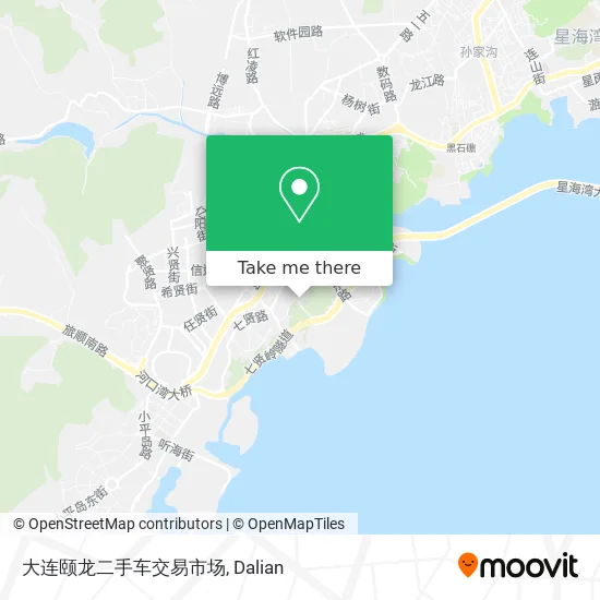 How To Get To 大连颐龙二手车交易市场in 甘井子区by Bus Or Metro