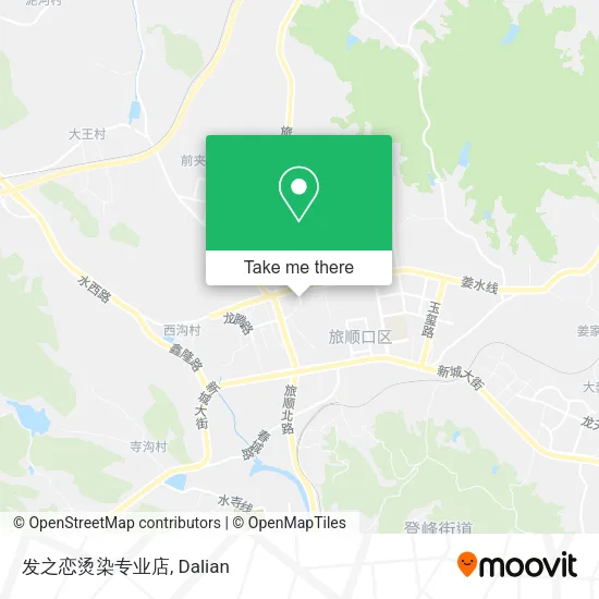 发之恋烫染专业店 map