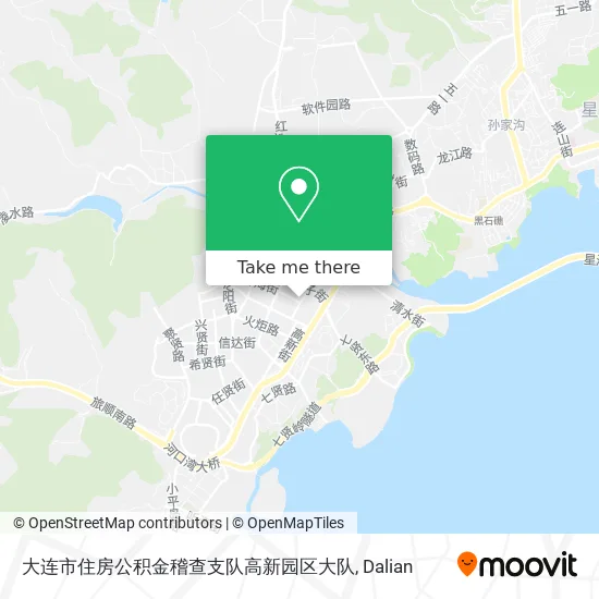 大连市住房公积金稽查支队高新园区大队 map