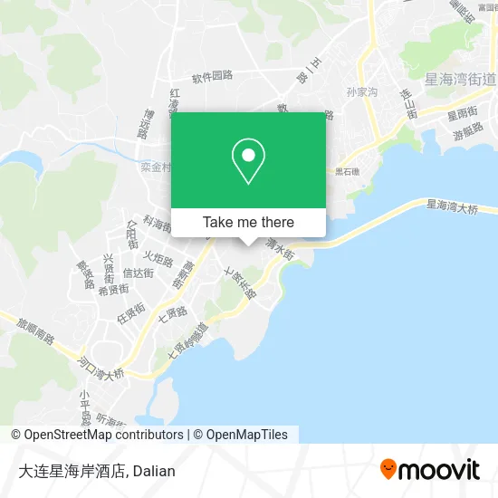 大连星海岸酒店 map