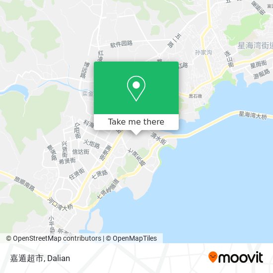 嘉遁超市 map