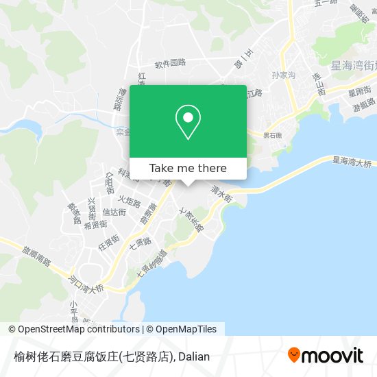 榆树佬石磨豆腐饭庄(七贤路店) map