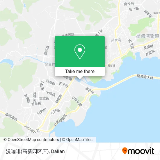 漫咖啡(高新园区店) map