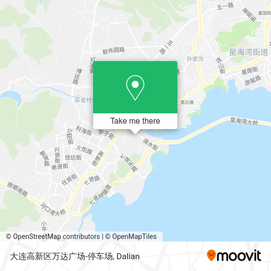 大连高新区万达广场-停车场 map