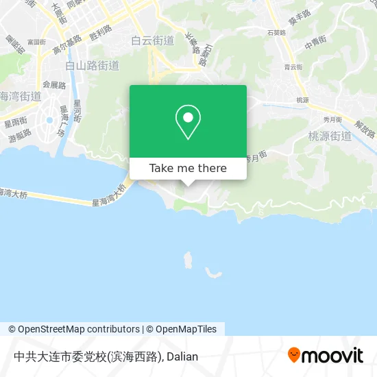 中共大连市委党校(滨海西路) map