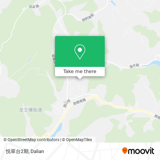 悦翠台2期 map